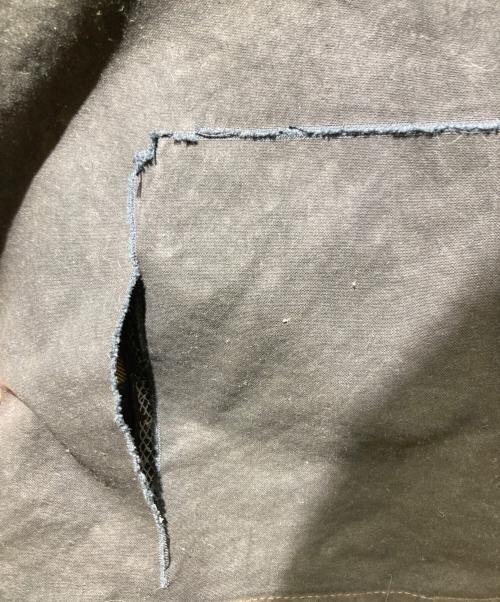 RRL（ダブルアールエル）RRL (ダブルアールエル) Waxed Cotton Coat/ワックス オイルクロスコート ブラック サイズ:Sの古着・服飾アイテム