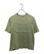 SUPREMEシュプリーム）の古着「20AW Cutout Logo S/S Top」｜カーキ