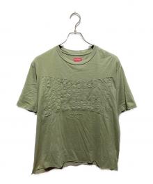 SUPREME（シュプリーム）の古着「20AW Cutout Logo S/S Top」｜カーキ
