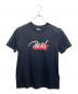 DIESEL（ディーゼル）の古着「ロゴ装飾Tシャツ」｜ブラック