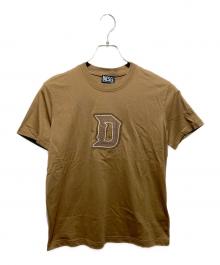 DIESEL（ディーゼル）の古着「DロゴTシャツ」｜ブラウン
