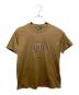 DIESEL（ディーゼル）の古着「DロゴTシャツ」｜ブラウン
