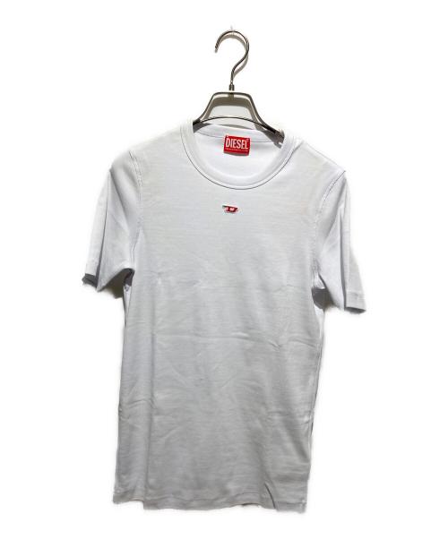 DIESEL（ディーゼル）DIESEL (ディーゼル) Dロゴカットソー ホワイト サイズ:S 未使用品の古着・服飾アイテム