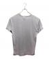 DIESEL (ディーゼル) ラインストンーンデザインTシャツ グレー サイズ:M 未使用品：8000円