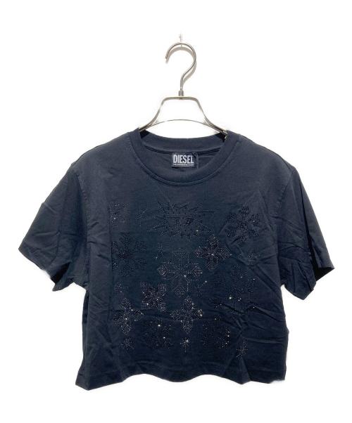 DIESEL（ディーゼル）DIESEL (ディーゼル) スパンコールT ブラック サイズ:M 未使用品の古着・服飾アイテム