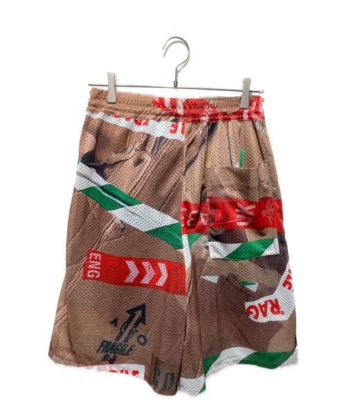 Vivienne Westwood RED LABEL（ヴィヴィアンウエストウッドレッドレーベル）Vivienne Westwood RED LABEL (ヴィヴィアンウエストウッドレッドレーベル) CAUTION TAPE MAN LONDON/レイヤーショートパンツ ブラウン サイズ:00 未使用品の古着・服飾アイテム