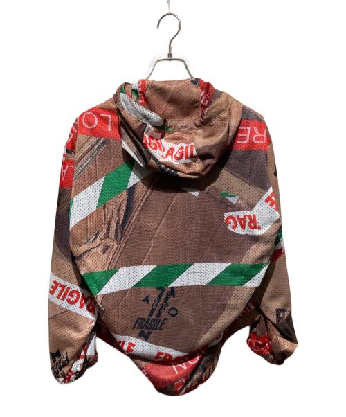 Vivienne Westwood RED LABEL（ヴィヴィアンウエストウッドレッドレーベル）Vivienne Westwood RED LABEL (ヴィヴィアンウエストウッドレッドレーベル) MESH TAPE PRINTピロークロップドフーディー ブラウン サイズ:00 未使用品の古着・服飾アイテム