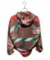 Vivienne Westwood RED LABEL (ヴィヴィアンウエストウッドレッドレーベル) MESH TAPE PRINTピロークロップドフーディー ブラウン サイズ:00 未使用品：22000円