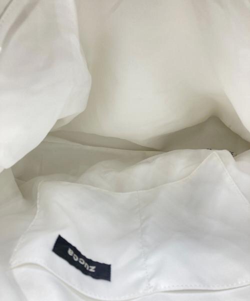ZUCCA（ズッカ）ZUCCA (ズッカ) EMBOSSバッグ ホワイトの古着・服飾アイテム