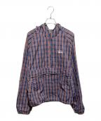 stussyステューシー）の古着「21ss  Brushed Cotton Anorak」｜ネイビー