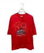 ALSTYLE APPAREL & ACTIVEWEARアレスタイルアパレル＆アクティブウェア）の古着「プリントTシャツ」｜レッド