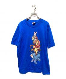 Pooh（プー）の古着「ぷーさん ヴィンテージTシャツ」｜ブルー