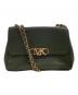 MICHAEL KORS（マイケル・コース）の古着「Parker Extra-Large Leather Shoulder Bag」｜グリーン