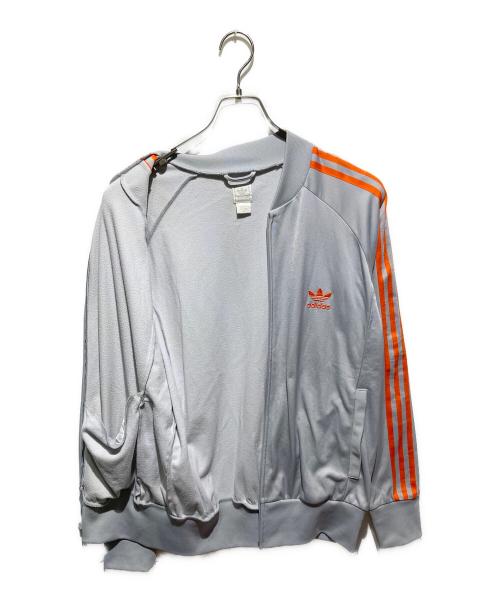 adidas（アディダス）adidas (アディダス) 00s トラックジャケット シルバー サイズ:Mの古着・服飾アイテム