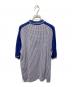 NIKE (ナイキ) 90ｓ陰陽ロゴハーフジップTシャツ ベージュ×ネイビー サイズ:Ｍ：6000円