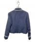 Loulou Willoughby (ルルウィルビー) 24ss ブライトツイードバイカラージャケット ブラック サイズ:2：10000円