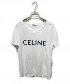 CELINEセリーヌ）の古着「ロゴプリントTシャツ」｜ホワイト