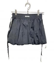 CRANK（クランク）の古着「CRANK SHIRRING BALLOON SKIRT」｜ブラック