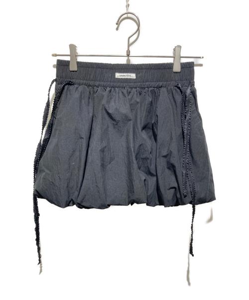 CRANK（クランク）crank (クランク) CRANK SHIRRING BALLOON SKIRT ブラック サイズ:FREEの古着・服飾アイテム
