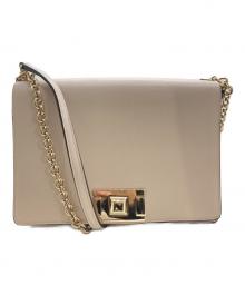 FURLA（フルラ）の古着「MIMIショルダーバッグ」｜ピンクベージュ