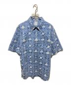 BROOKS BROTHERS×reyn spoonerブルックスブラザーズ×レイン スプナー）の古着「別注プルオーバーアロハシャツ」｜ブルー