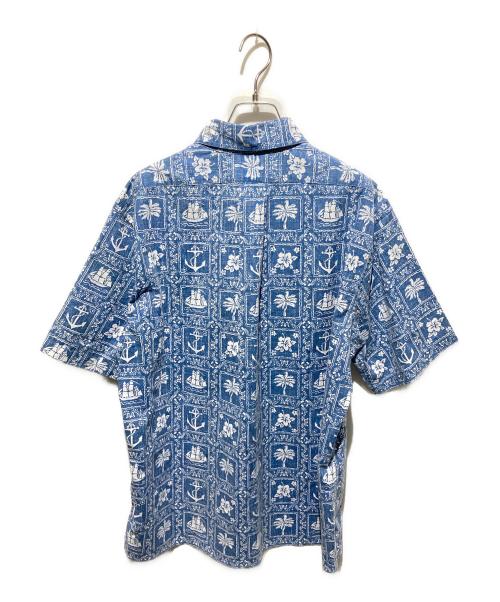 BROOKS BROTHERS（ブルックスブラザーズ）BROOKS BROTHERS (ブルックスブラザーズ) reyn spooner (レイン スプナー) 別注プルオーバーアロハシャツ ブルー サイズ:Ｌの古着・服飾アイテム