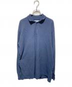 nonnativeノンネイティブ）の古着「ポロシャツ/OFFICER L/S POLO SHIRT」｜ブラック