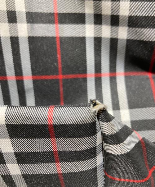 BURBERRY LONDON（バーバリーロンドン）BURBERRY LONDON (バーバリーロンドン) チェック柄舟型トートバック ブラックの古着・服飾アイテム