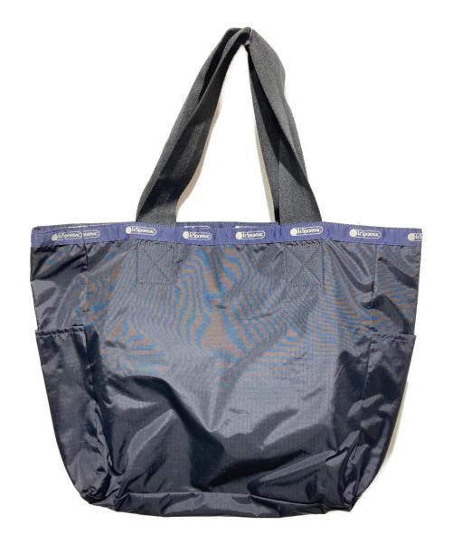 LeSportsac（レスポートサック）LeSportsac (レスポートサック) ADAM ET ROPE (アダム エ ロペ) 別注トートバッグ ブラック×ネイビーの古着・服飾アイテム