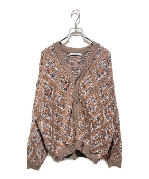 JOURNAL STANDARD（ジャーナルスタンダード）JOURNAL STANDARD (ジャーナルスタンダード) ノマド ウェーブ カーディガン ブラウン サイズ:Ｌの古着・服飾アイテム