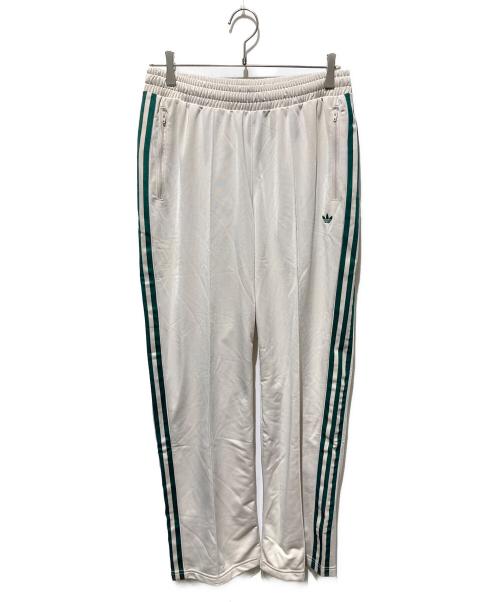 adidas（アディダス）adidas (アディダス) トラックパンツ グリーン×アイボリー サイズ:Ｌ 未使用品の古着・服飾アイテム