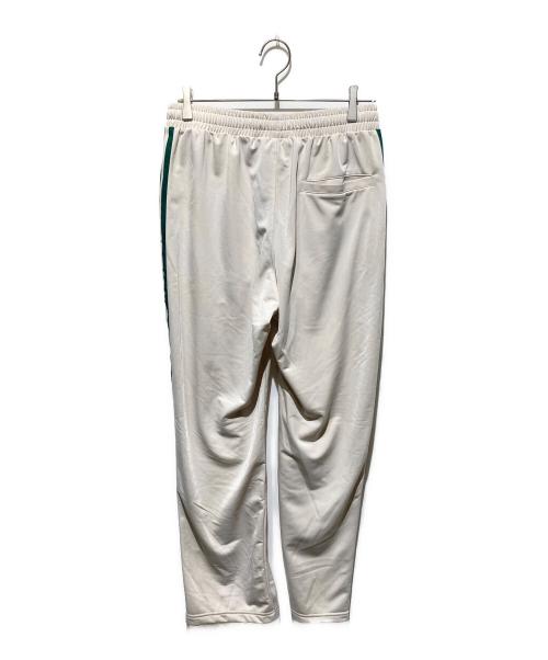 adidas（アディダス）adidas (アディダス) トラックパンツ グリーン×アイボリー サイズ:Ｌ 未使用品の古着・服飾アイテム
