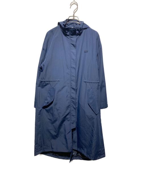 LACOSTE（ラコステ）LACOSTE (ラコステ) フード着脱ロングコート/モッズコート ネイビー サイズ:38の古着・服飾アイテム