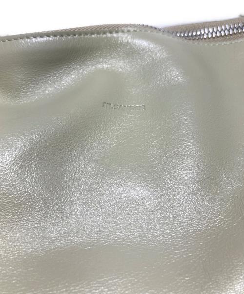 JIL SANDER（ジルサンダー）JIL SANDER (ジルサンダー) ZIP TOTE MD/レザートートバッグ グレージュの古着・服飾アイテム