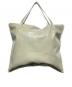 JIL SANDER (ジルサンダー) ZIP TOTE MD/レザートートバッグ グレージュ：35000円