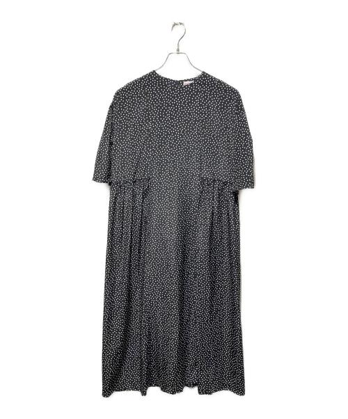BEARDSLEY（ビアズリー）BEARDSLEY (ビアズリー) 袖フレアドットワンピース ブラック サイズ:1の古着・服飾アイテム