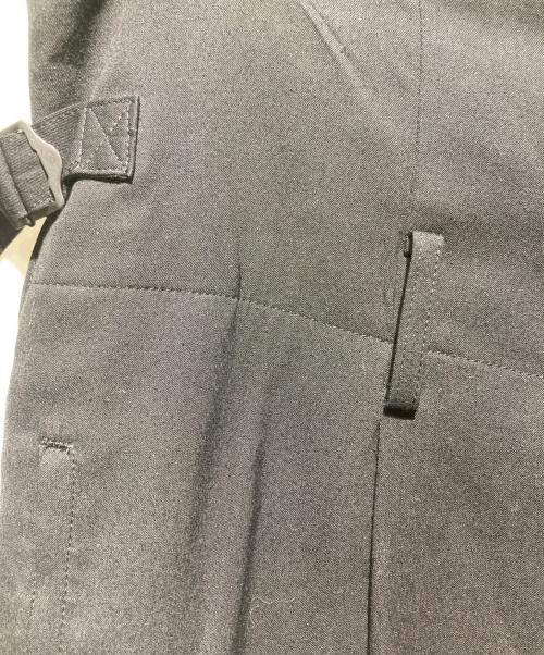 s'yte Yohji Yamamoto（サイト ヨウジヤマモト）s'yte Yohji Yamamoto (サイト ヨウジヤマモト) ワイドパンツ/HIDDEN YELLOW INKGLEN FOLDOVER SUSPENDER PANTS ブラック サイズ:34の古着・服飾アイテム