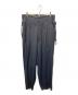 s'yte Yohji Yamamoto（サイト ヨウジヤマモト）の古着「ワイドパンツ/HIDDEN YELLOW INKGLEN FOLDOVER SUSPENDER PANTS」｜ブラック