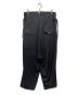 s'yte Yohji Yamamoto (サイト ヨウジヤマモト) ワイドパンツ/HIDDEN YELLOW INKGLEN FOLDOVER SUSPENDER PANTS ブラック サイズ:34：20000円