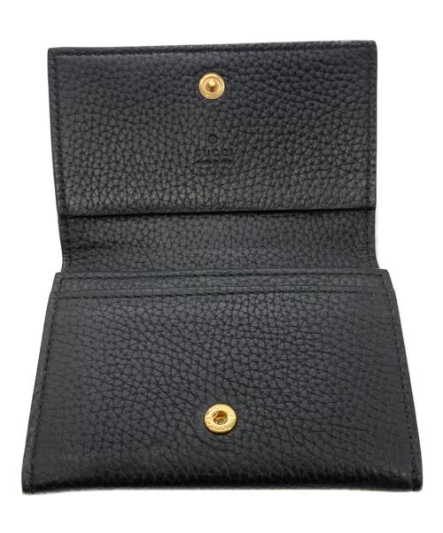 GUCCI（グッチ）GUCCI (グッチ) ホースビット付きミニウォレット ブラックの古着・服飾アイテム