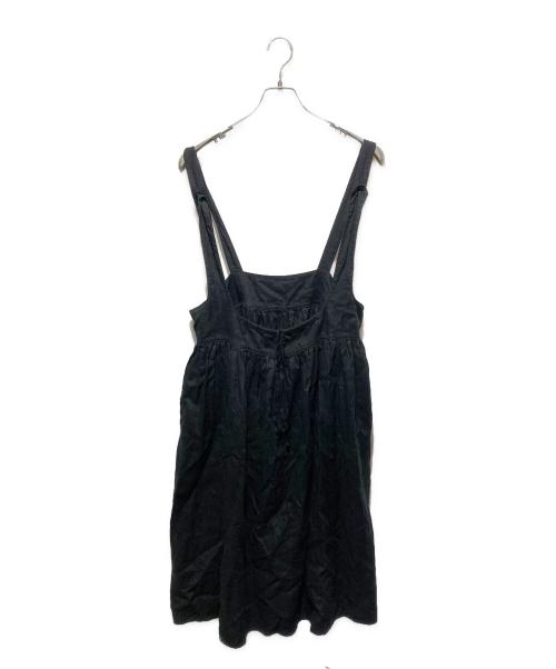 nest Robe（ネストローブ）nest Robe (ネストローブ) リネンジャンパースカート ブラック サイズ:-の古着・服飾アイテム