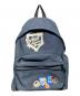 EVISU（エヴィス）の古着「フェイクステッカーロゴプリントデニムバックパック」｜インディゴ