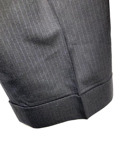 BURBERRY BLACK LABEL（バーバリーブラックレーベル）BURBERRY BLACK LABEL (バーバリーブラックレーベル) 裏地ノバチェックピンストライプセットアップ ブラック サイズ:40Rの古着・服飾アイテム