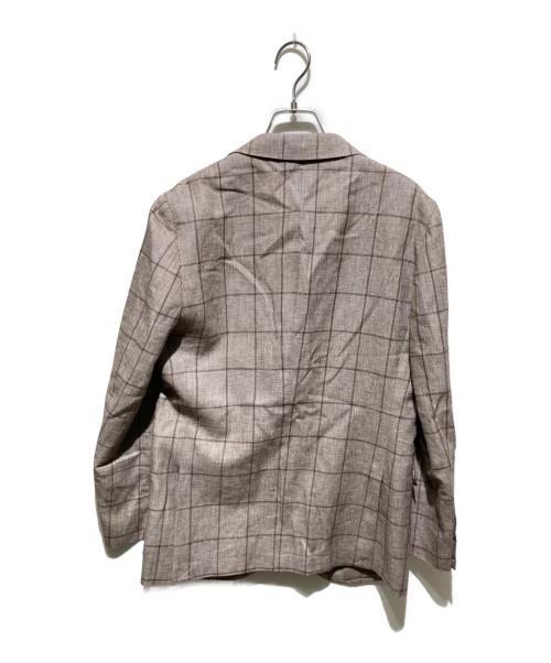 ISETAN MEN'S（イセタンメンズ）ISETAN MEN'S (イセタンメンズ) リネン混テーラードジャケット ベージュ サイズ:D6-46の古着・服飾アイテム