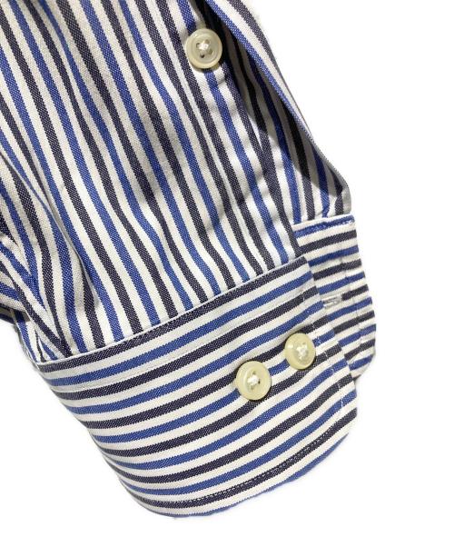 RALPH LAUREN（ラルフローレン）RALPH LAUREN (ラルフローレン) YARMOUTH ボタンダウンシャツ ホワイト×ブルー サイズ:39の古着・服飾アイテム