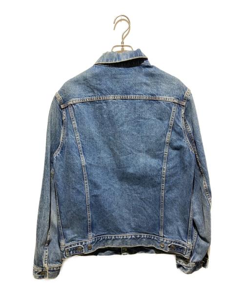 RHC Ron Herman（アールエイチシー ロンハーマン）RHC Ron Herman (アールエイチシー ロンハーマン) ダメージ加工デニムジャケット/Indigo Denim Jacket インディゴ サイズ:Mの古着・服飾アイテム