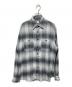 Ron Herman（ロンハーマン）の古着「レーヨンチェックシャツ/Brushed Plaid SHIRT L／S」｜ブルー×グレー