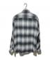 Ron Herman (ロンハーマン) レーヨンチェックシャツ/Brushed Plaid SHIRT L／S ブルー×グレー サイズ:M：10000円
