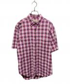 L.L.Beanエルエルビーン）の古着「USA製 半袖シアサッカーシャツ」｜ピンク