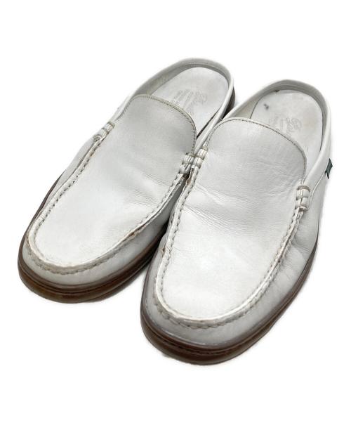 PARABOOT（パラブーツ）PARABOOT (パラブーツ) ANCYL/スリッポン ホワイト サイズ:7　1/2の古着・服飾アイテム
